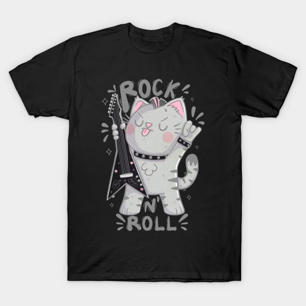 Rock n' Roll T-Shirt by lamosquitamuerta